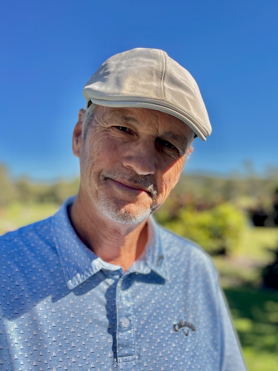Grant Garrison on the course