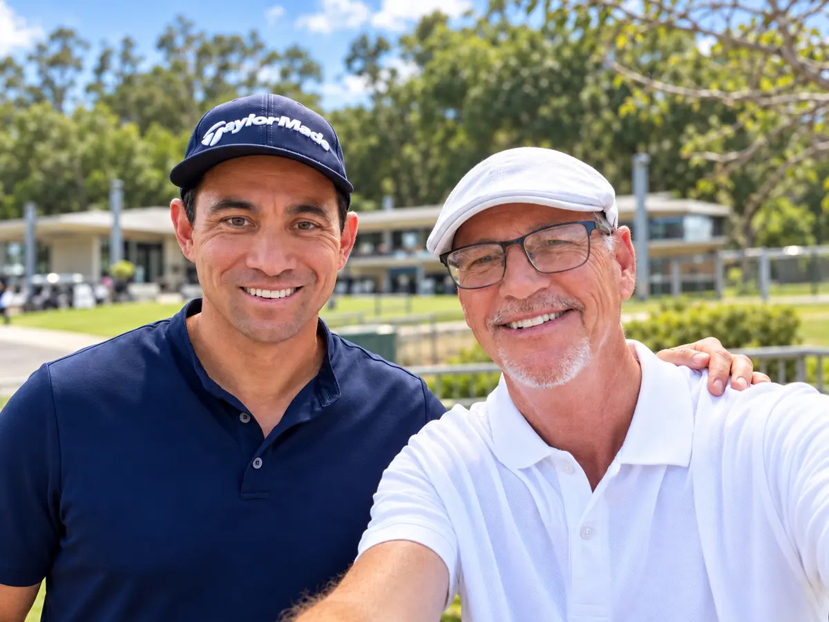 Grant Garrison and James Deacon from Pure Impact Golf